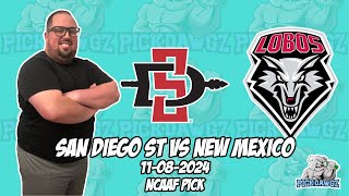 San Diego State vs New Mexico 11824 College Football Picks amp Predictions  Week 11 NCAAF [upl. by Ralyks]