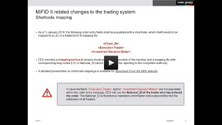 MiFID II Video Tutorial [upl. by Ahseya]