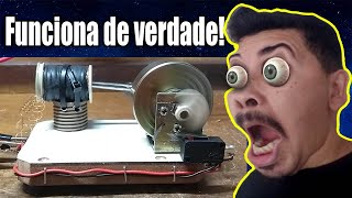 Como fazer um motor caseiro com sucata [upl. by Rafa811]