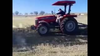 Massey Ferguson 2615 4x4 working hard [upl. by Egroj128]