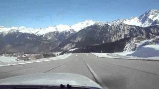 2011 Courchevel CVF LFLJ take off RWY 04 [upl. by Whitcomb]