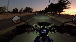 Hermoso atardecer en Zinacantepec sobre Honda Rebel 500 [upl. by Tomkins478]