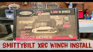 Smittybilt Gen 2 XRC 9500lb Winch install [upl. by Friedlander]