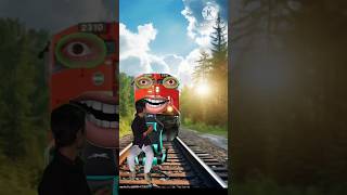 Funny train🤣 train funny trending train vfx vfxankit train funny shortsfeedsubscribeshort [upl. by Lledrev]