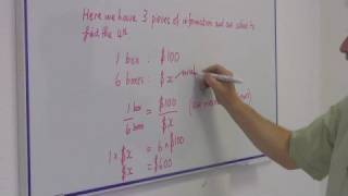 Understanding Math  Setting Up Proportions [upl. by Raseda837]