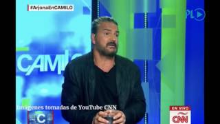 Arjona se molesta y deja solo a Camilo de CNN  Prensa Libre [upl. by Atnovart]