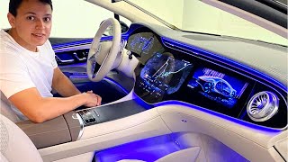 2022 Mercedes EQS 580  NIGHT Drive AMG FULL Review Interior Exterior [upl. by Eicarg]