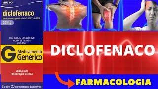 DICLOFENACO  PARA QUE SERVE COMO TOMAR COMO FUNCIONA EFEITOS COLATERAIS  FARMACOLOGIA [upl. by Corel]