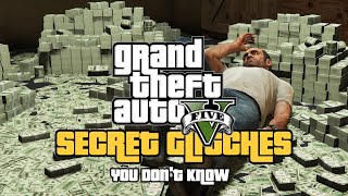 GTA 5  Secret Glitches You Dont Know TOP 30 [upl. by Adnahcir]