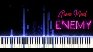 Enemy  Imagine Dragons  Arcane Opening piano tutorial [upl. by Yhcir]