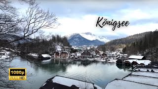 Königssee Walking Tour in Winter  Berchtesgaden Bavaria  Germany [upl. by Zadack]