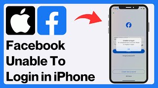 Fix✅ Facebook “Unable to Login An Unexpected Error Occurred Please Try Logging in Again” in iPhone [upl. by Lambert]