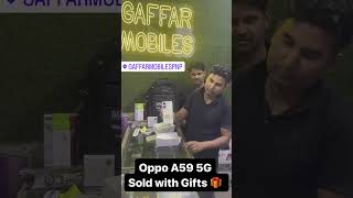 Oppo A59 5G Sold Happy customer with Gifts 🎁 gaffarmobilespnp real mobilephone trending oppo [upl. by Atirat752]