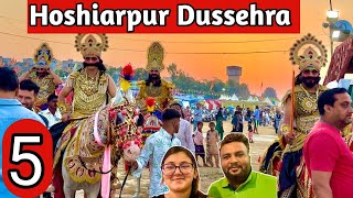 Hoshiarpur Dussehra 2024  Ravan ki Entry [upl. by Ahsotan946]