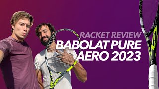 Babolat Pure Aero 2023 Rafa Nadal Review by GLADIATORS [upl. by Ahsiatal]