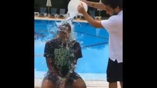 Shakhtar midfielder Fernando took part in the Ice Bucket Challenge [upl. by Adile]