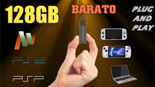 ✅ PLUG AND PLAY BARATO 👉 PEAPRIT acierta con este USB DE 128GB 🕹 retrogaming aliexpress [upl. by Jasun]