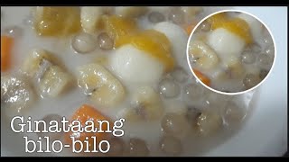 ginataang bilobiloRecipe Luto ni Nanay vlog [upl. by Seugirdor364]