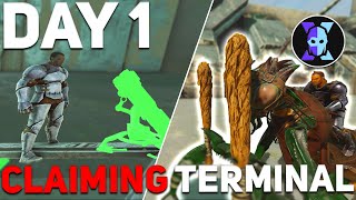 Claiming Extinction Terminal Cave With Xavii On Day 1  Ark PvP [upl. by Tuinenga]