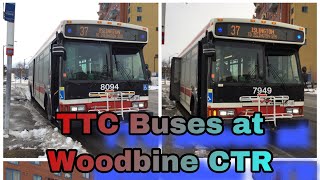 Ttc buses at woodbine centre 2 [upl. by Rucker]