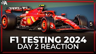 Drainage Covers Round 2  F1 2024 Pre Season Testing Day 2 Reaction [upl. by Samled]