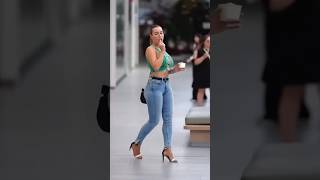 How to wear Jeans like fashionista model Fashion hacks fashion model jeans shorts [upl. by Elletse]