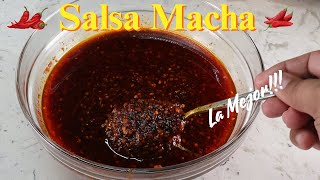 SALSA MACHA CON SEMILLAS La mejor y mas fácil de preparar DELICIOSA Y PICANTE para ponerle a todo [upl. by Sisile]