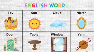 Learn Basic English Words With Pictures  Useful English Vocabulary  Kids Vocabulary [upl. by Ycul214]