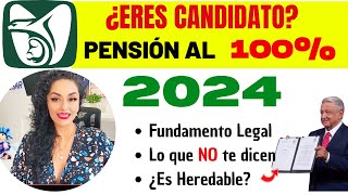 Pensiones Ley 97 al 100 ¿Real Y requisitos para 2024 [upl. by Alwitt]