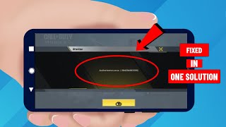 FIXED Facebook Login Error In Call Of Duty Mobile  Authorization Error  2024 [upl. by Lowrie]