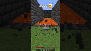 Deluding Traps at different Ages meme shorts minecraft [upl. by Waldon]