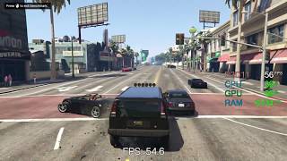 GeForce GT 1030  Intel Core i58400  Grand Theft Auto V GTA V Benchmark GeForce Experience [upl. by Aznarepse]