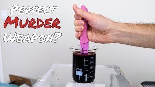 Does Blood Stick to a Superhydrophobic Knife [upl. by Oleg]