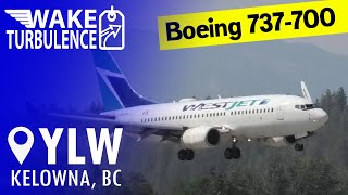 WestJet 737700 Arrival in Kelowna BC [upl. by Sol]