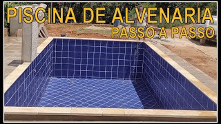 COMO FAZER UMA PISCINA PASSO A PASSO [upl. by Egiedan]