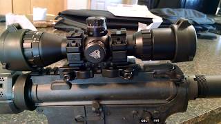 AR15 SCOPE REVIEW  UTG 39X32 1quot BugBuster Scope RGB [upl. by Row295]