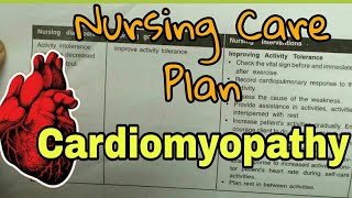 Nursing Care Plan on Cardio myopathy NursingDiagnosis [upl. by Bettencourt]