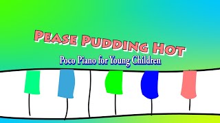 Easy Piano  Poco Piano  Pease Pudding Hot [upl. by Ahseele]