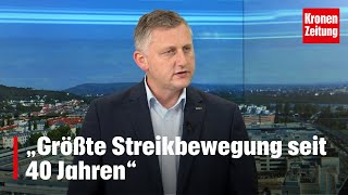 MetallerStreiks ausgeweitet „Größte Streikbewegung seit 40 Jahren“  kronetv NEWS [upl. by Wivinia401]