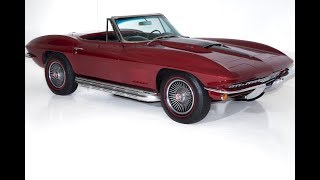 1967 Chevrolet Corvette For Sale  Maroon 427 [upl. by Anaicilef]