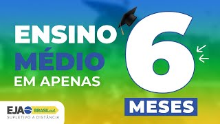 Como conseguir diploma em 6 meses EJA BRASIL te conta [upl. by Rolan]