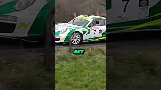 eric Perrache et sa Porsche 997 gt cup rallycar [upl. by Rehpinnej]