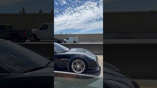 Supercharged C6 Corvette vs Turbo Silverado [upl. by Rex]