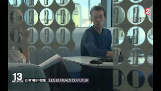 Les bureaux du futur dans le JT de 13h sur France 2 [upl. by Leahci192]