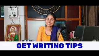 OET WRITING TIPS  PART 14  ADEMIA INTERNATIONAL ACADEMYoetnursing oet02 oetkerala oettraining [upl. by Tracay]