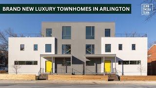 Two Brand New Luxury Townhomes in Arlington Virginia [upl. by Cosma330]