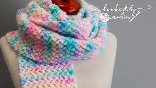 QUICK amp EASY Dreamy Crochet Scarf 🧣🤩 [upl. by Ahtenak]