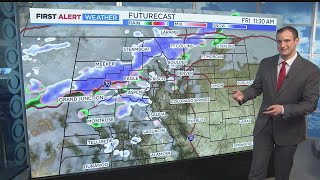 Rain and snow chances increasing across Colorado ahead of the holiday weekend [upl. by Suivatal]