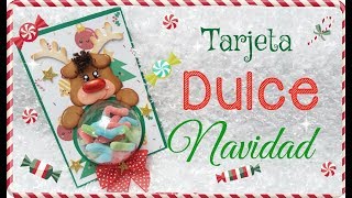 6 Tarjetas para regalar en NAVIDAD 🎄  Dulce Tarjeta con Gomas   COLABORACION  KLOF 💕 [upl. by Eiramoj530]