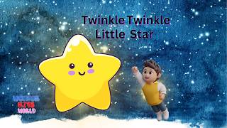 twinkle twinkle little star twinkle twinkle little star nursery rhyme children songs wonder kids [upl. by Idnahr]